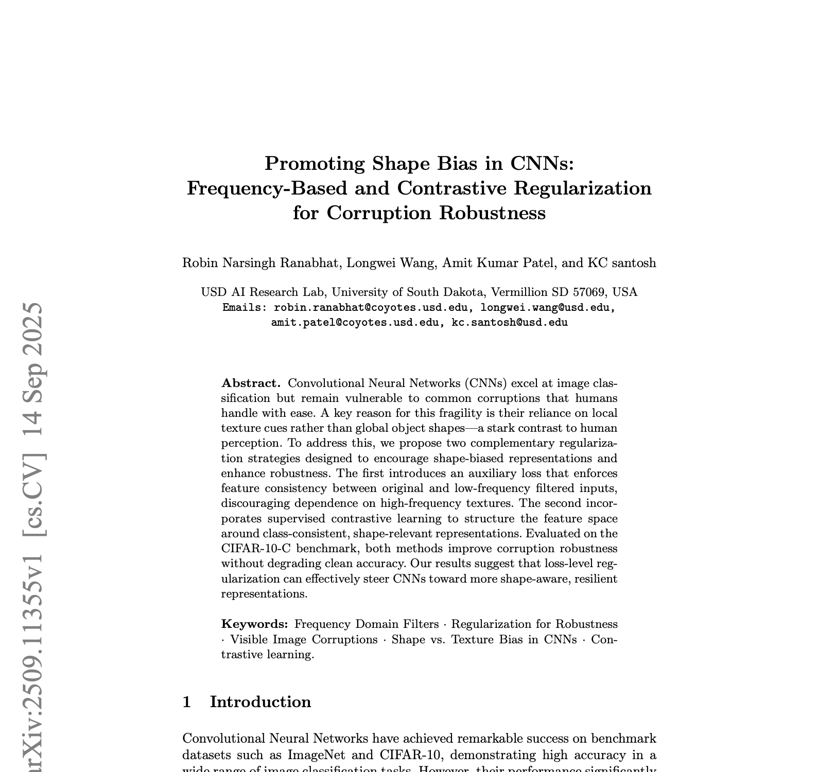 Promoting Shape Bias in CNNs